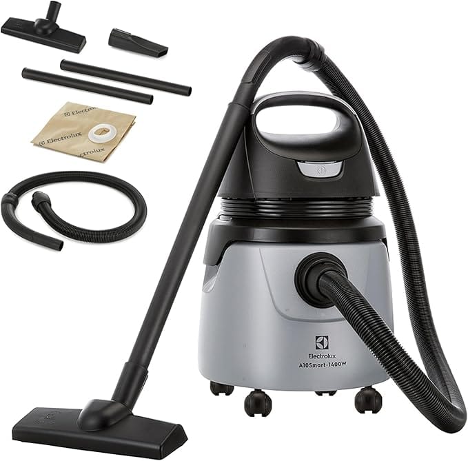 Electrolux Aspirador água pó potente função sopro limpeza profunda 1400W 18L total 11L util protetor termico A10N1 127V