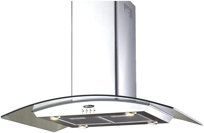 FISCHER COIFA DE ILHA ISLAND 90CM INOX