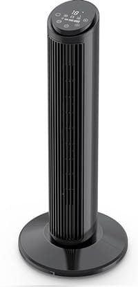 Hivento ventilador de torre oscilação 70 graus painel touch