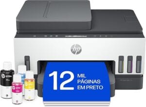 Impressora Multifuncional HP Smart Tank 754 Tanque de Tinta Colorida Wi-Fi Scanner Duplex