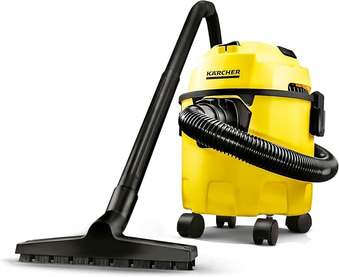 Kärcher Aspirador WDL 1 3 em 1 - Aspira Pó e Água + Função Soprador. Compacto e Portátil - Com alcance de 7,5 metros. Potência de 1500W 110v