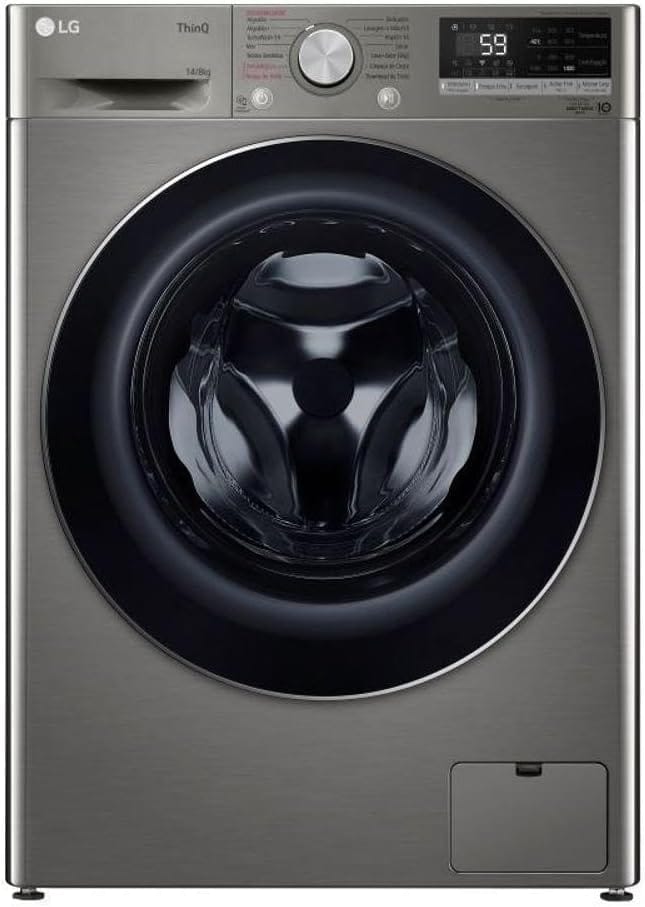 Lava e Seca Smart Lg Vc4 14kg Inox Ai Dd Cv5014pc4 127v