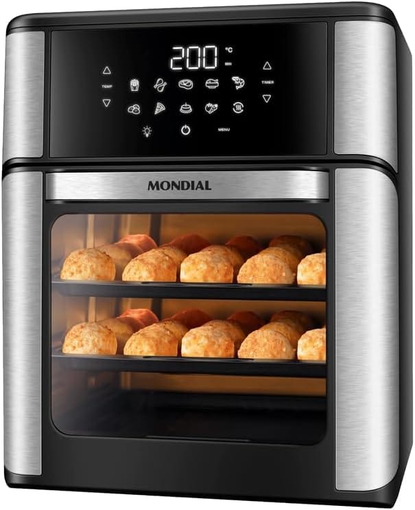 Mondial Fritadeira Air Fryer Forno Oven 12 litros AFON-12L