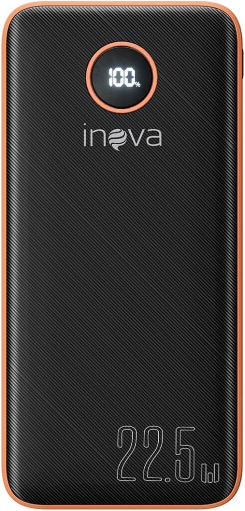 Power Bank 20000mAh com visor de LED