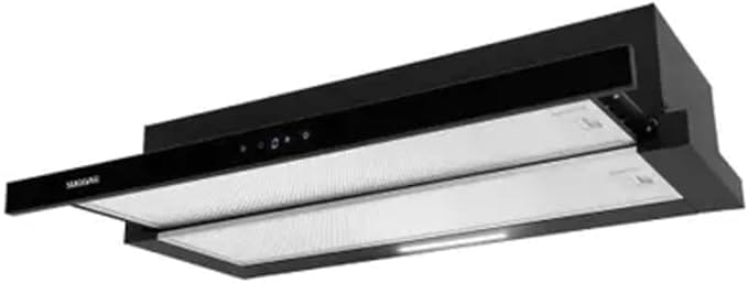 SUGGAR DEPURADOR DE AR SLIM TOUCH DE EMBUTIR 80CM PRETO 220V DE82THPT