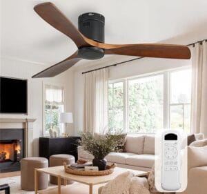 Sofucor Ventilador de Teto Madeira Maciça – Silêncio DC
