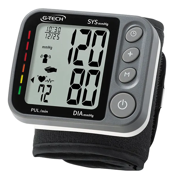 G-Tech GP450SP aparelho pressão digital automático pulso cinza