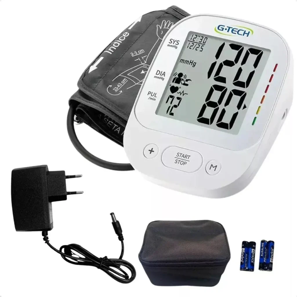 G-Tech LA800 aparelho medidor pressão digital braço com fonte AC