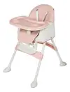 Cadeira De Alimentação Portátil Bebê Honey Rosa Maxi Baby