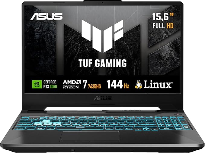 Notebook ASUS TUF Gaming A15, RTX 3050, AMD RYZEN 7, 8 GB, 512 GB