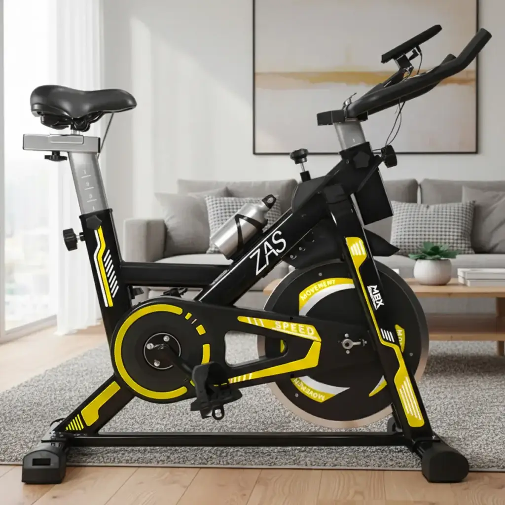 Bicicleta de spinning MBX ZAS com roda de inércia de 13kg e visor digital