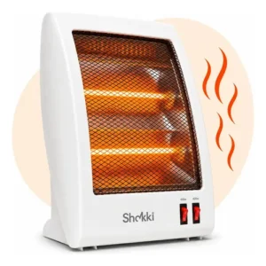 Aquecedor elétrico de quartzo Shokki compacto e portátil