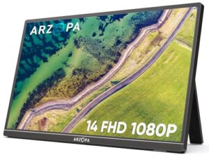 Arzopa A1S 14 polegadas Full HD IPS proteção ocular monitor portátil ultrafino
