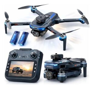 Drone GT8 BE PLACE tela no controle 1080p brushless 2 baterias