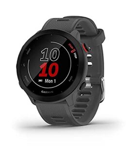 Garmin Forerunner 55 42mm GPS corrida monitor cardíaco preto