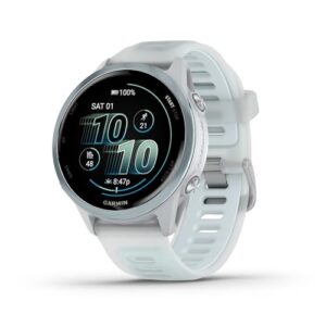 Garmin Forerunner 570 42mm AMOLED branco GPS multibanda SatIQ Wi-Fi 8GB