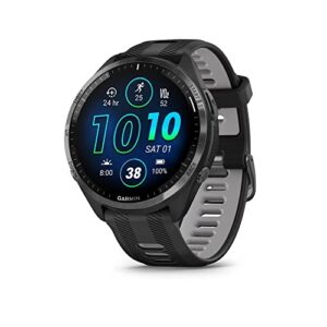Garmin Forerunner 965 preto AMOLED 47mm touchscreen GPS multibanda triatleta