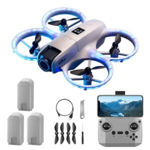 Mini drone GT3 3 baterias desvio de obstáculos fluxo óptico 360 graus