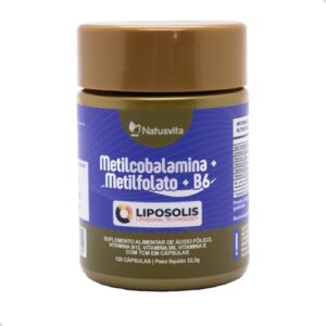 Natusvita Metilcobalamina B12 Metilfolato B6 Vitamina E Lipossomal