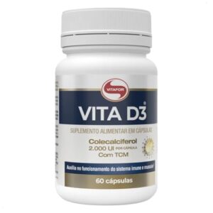 Vitamina D3 Vitafor Nutricional kit 2 unidades 60 cápsulas