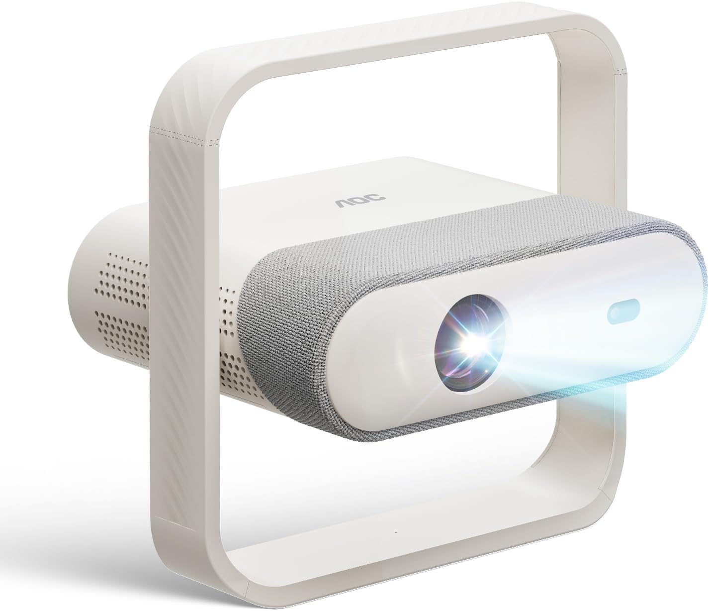 Projetor inteligente AOC 1080p nativo Android 13 com rotação 360 graus