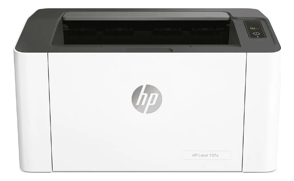 Impressora HP Laser 107a monocromática branca