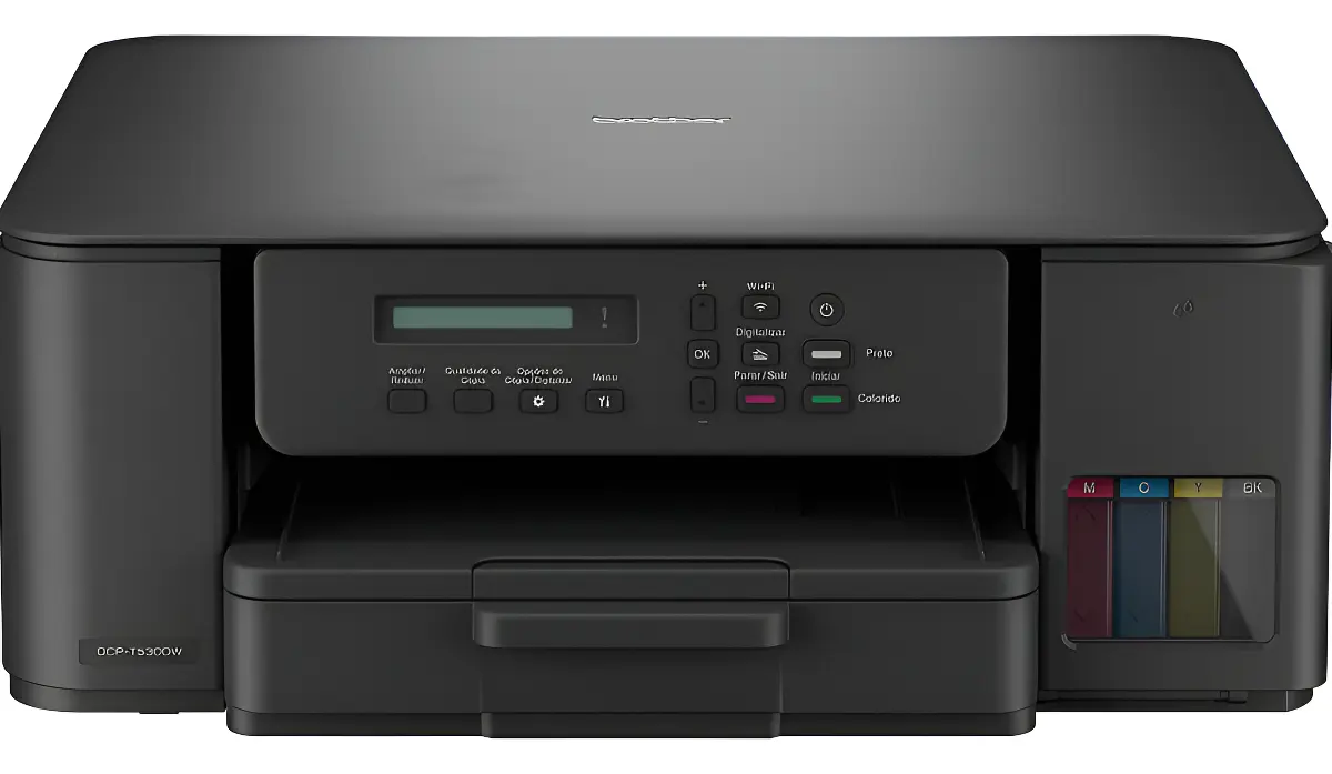 Impressora multifuncional Brother DCP-T530DW tanque de tinta preta