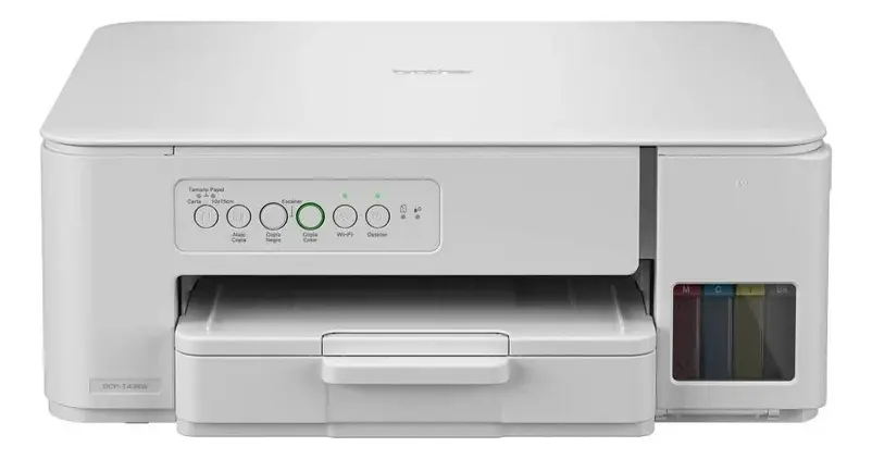 Impressora multifuncional Brother DCP-T436W tanque de tinta branca